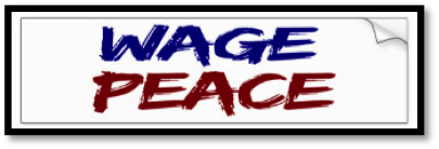 wage peace framed
