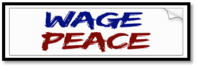 wage peace framed
