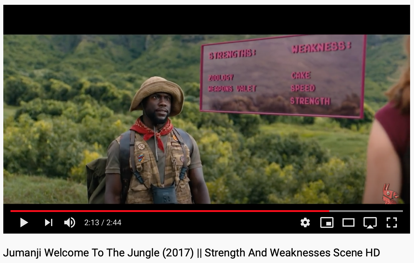 Jumanji-Strength my weakness?